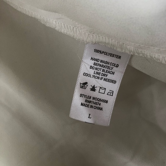 Pleione Roll Sleeve V-Neck Blouse NWT Size L - Picture 6 of 13